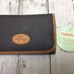 Fabergé Tri Fold Vintage Wallet Checkbook